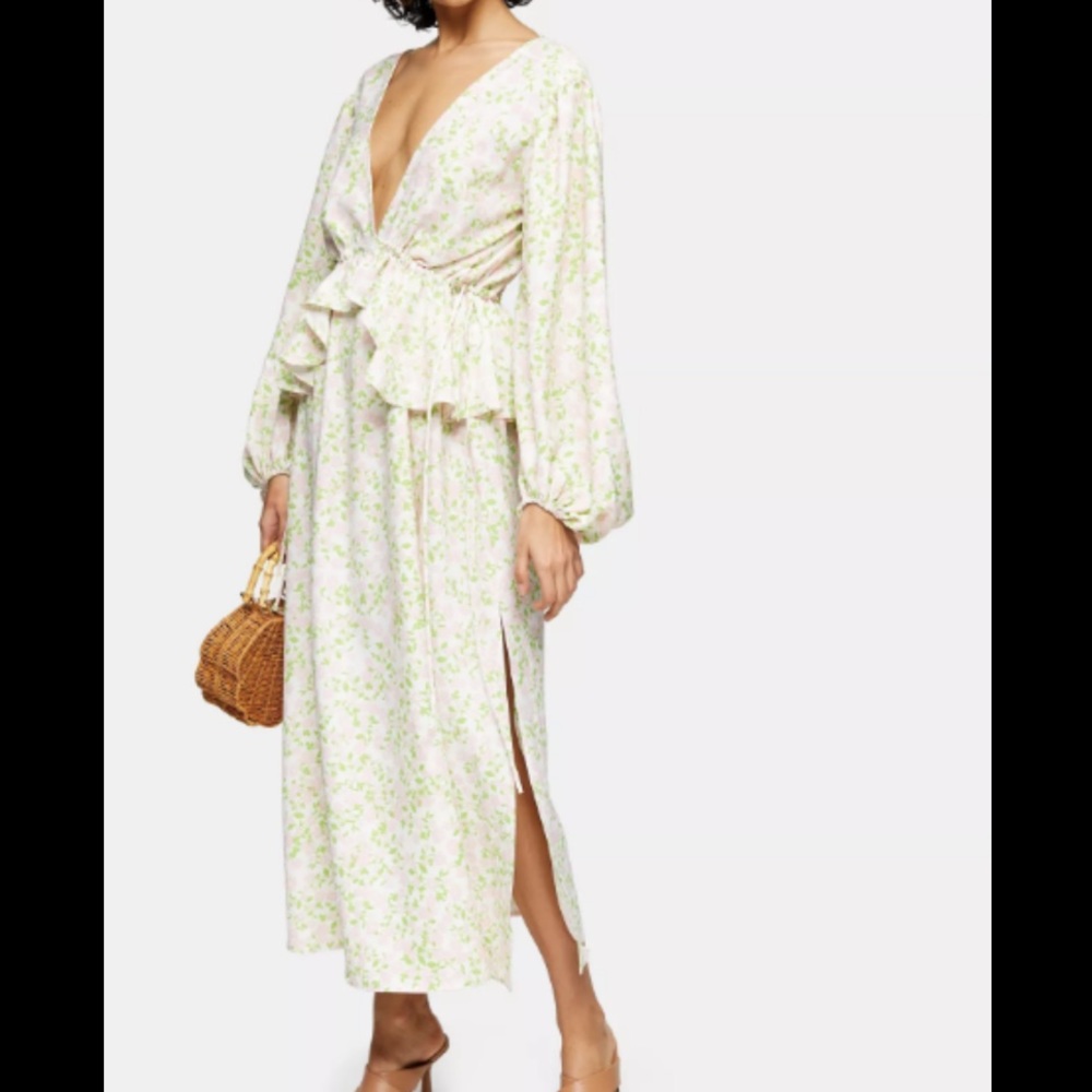 Topshop floral maternity dress US 2
